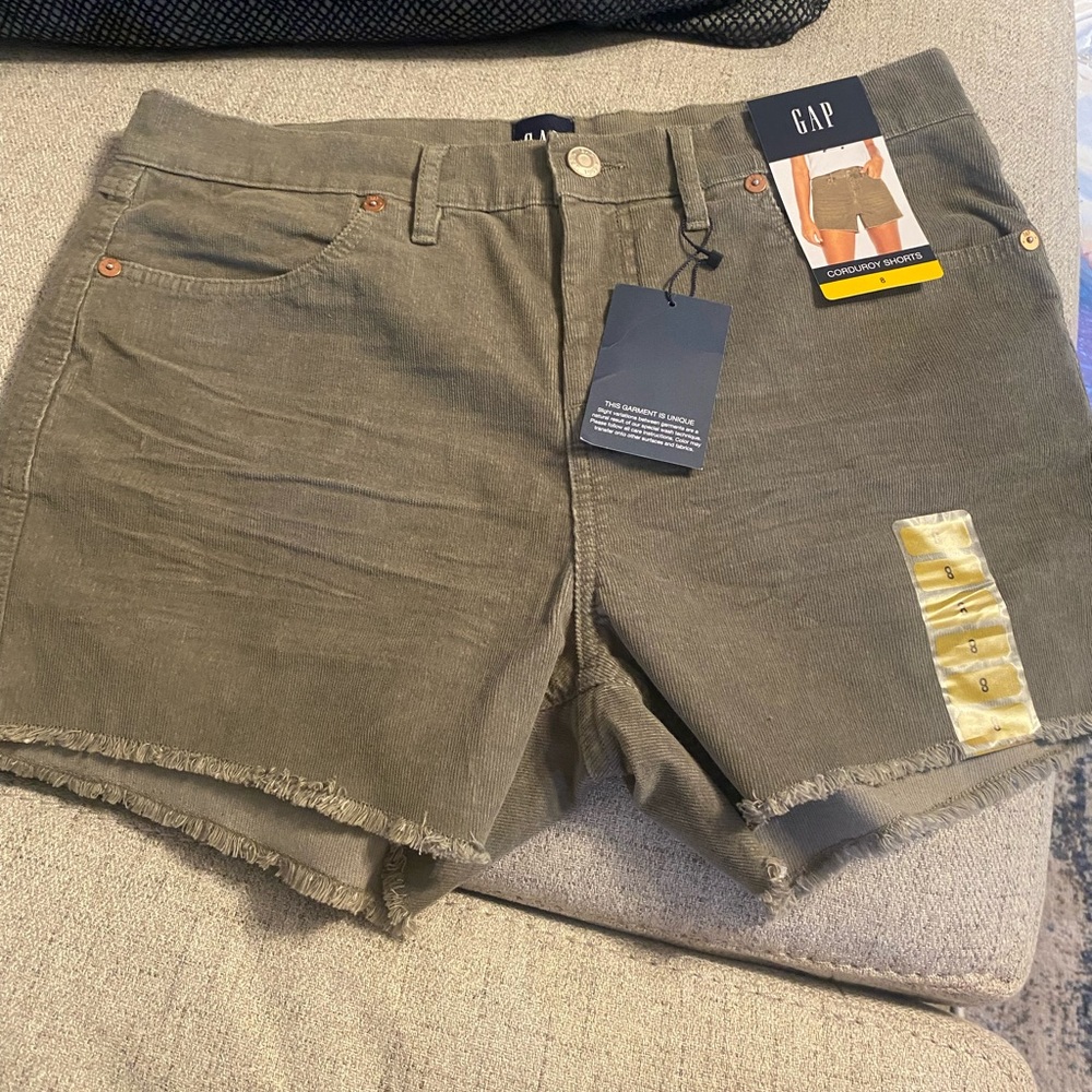 Corduroy shorts